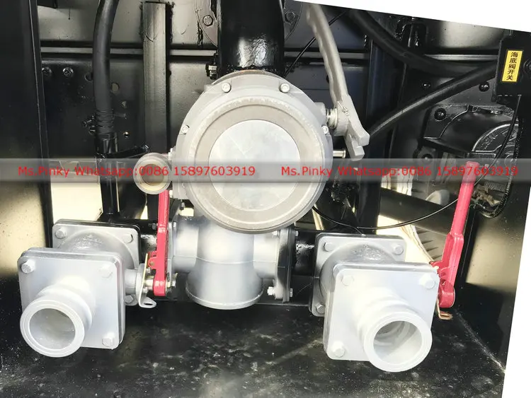 China Suizhou 15cbm Mobile Fuel Dispenser Oil Tanker Truck 4000Gallon Diesel Fuel Tank Truck