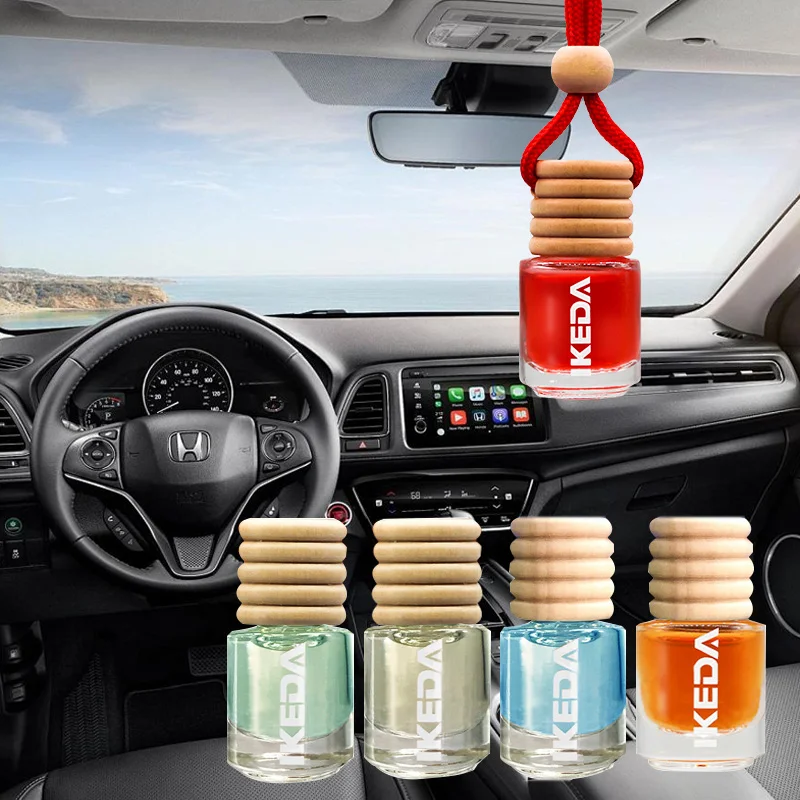 Aromatizante para autos carro aroma air freshener card perfume hang card spray refillable bottle for car