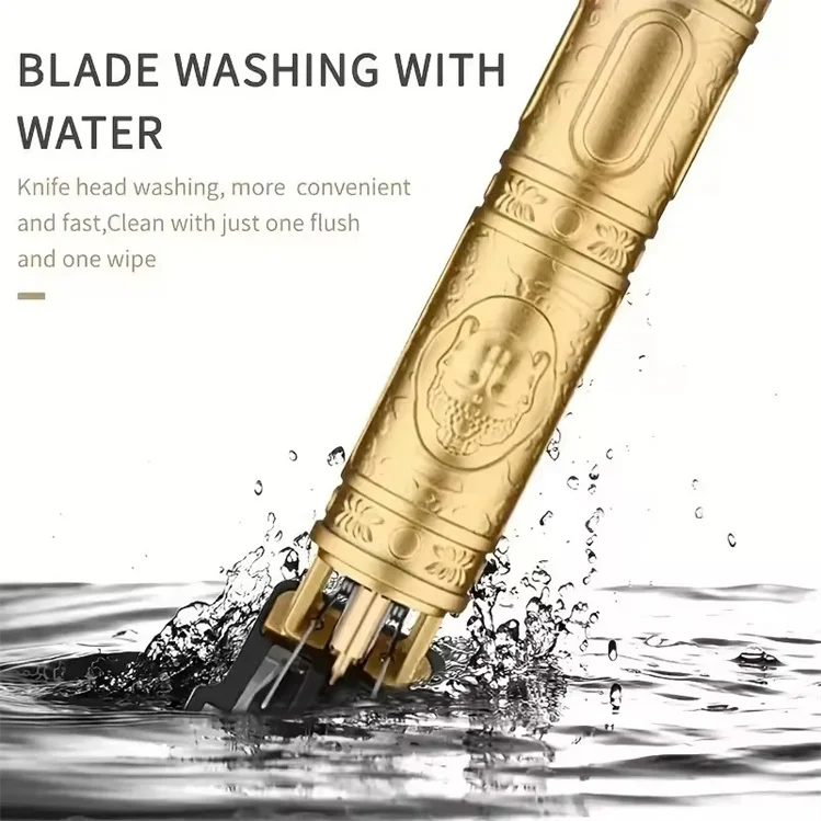 Лидер продаж профессиональный электрический триммер Zero Gapped T-Blade Беспроводная Машинка для стрижки волос из нержавеющей стали мужчин