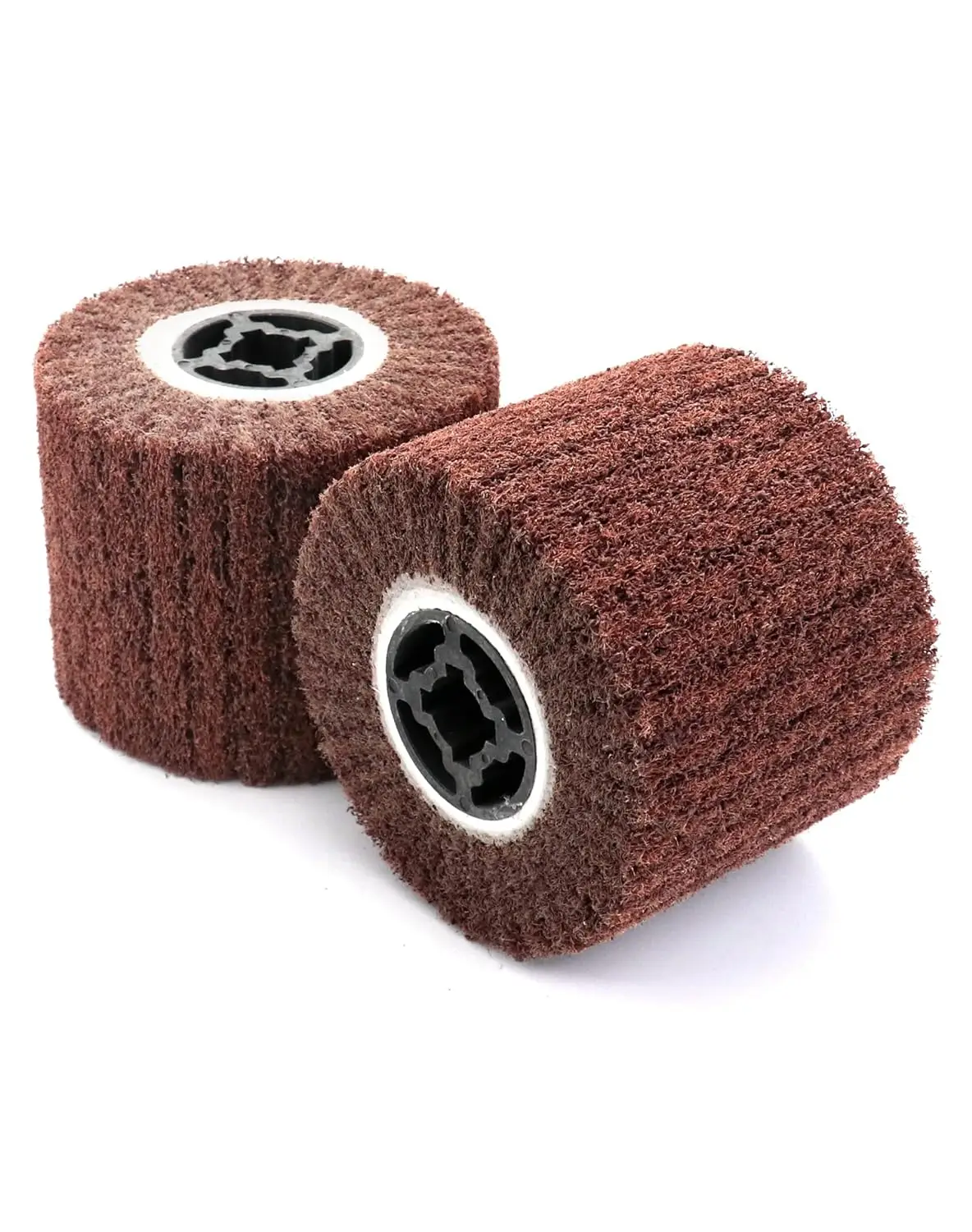 Non woven Fiber Flap Wheel Nylon Polishing Wheel Wire Drawing Wheel For Stainless Steel Polishing