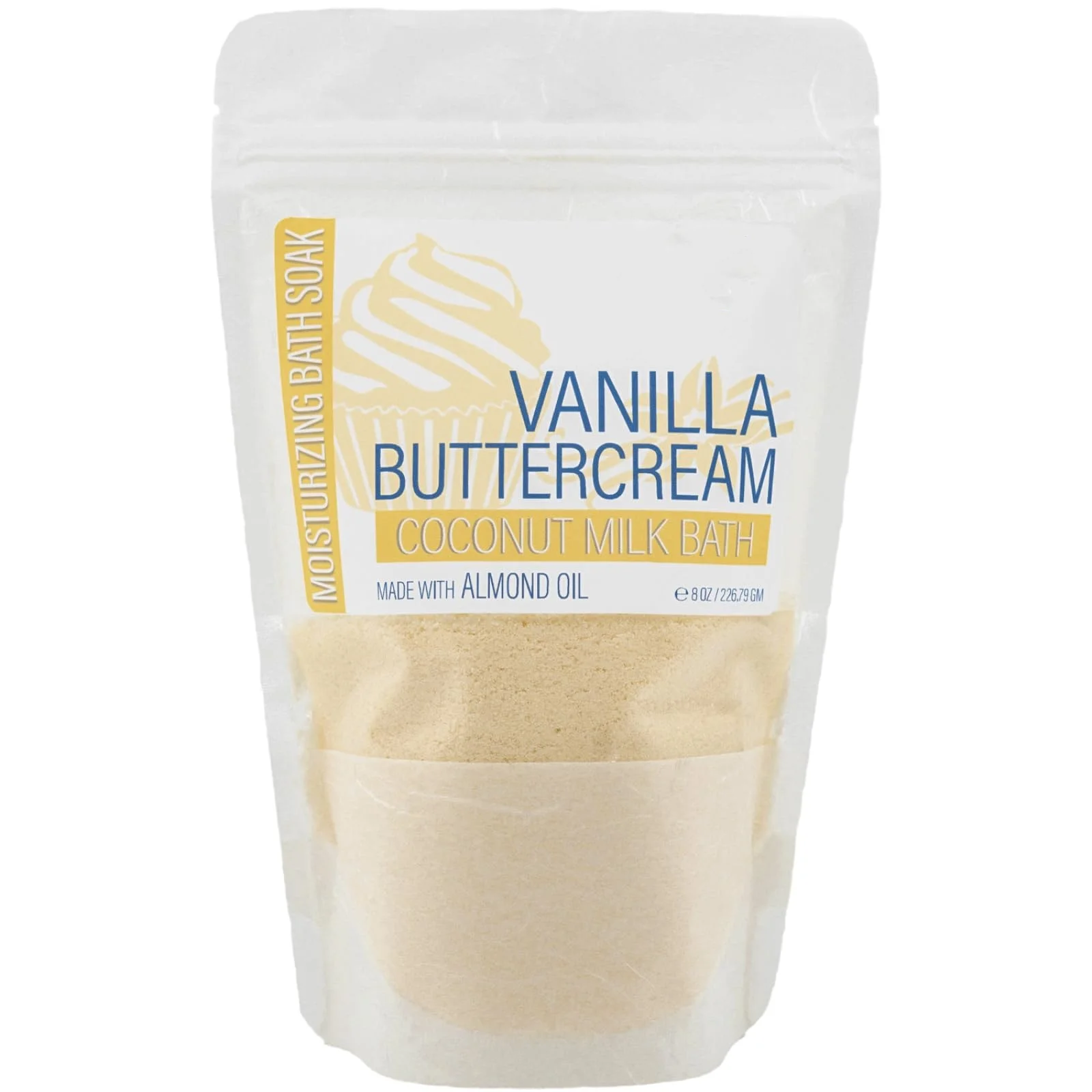 Custom Luxury Spa Bubble Bath Moisturizing Coconut Milk Powder & Sweet Almond Oil Relaxing Soak Vegan Whitening Milk Bath Salt