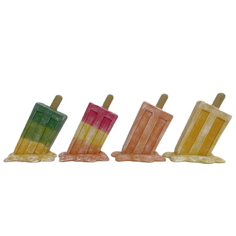 Molds Newly DIY Resin Sculpture popsicle ornament ice cream Handmade Carved 500pcs