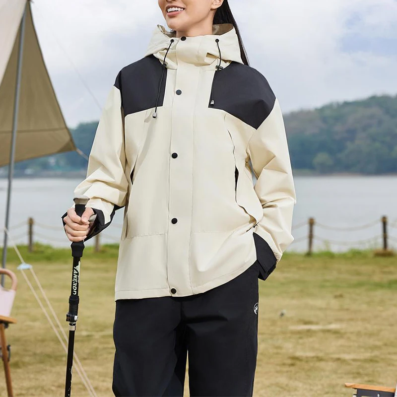Custom Men Windbreaker Jacket With Hooded Crocheted Weaving Casual Style Winter Zipper Running Jackets Waterproof