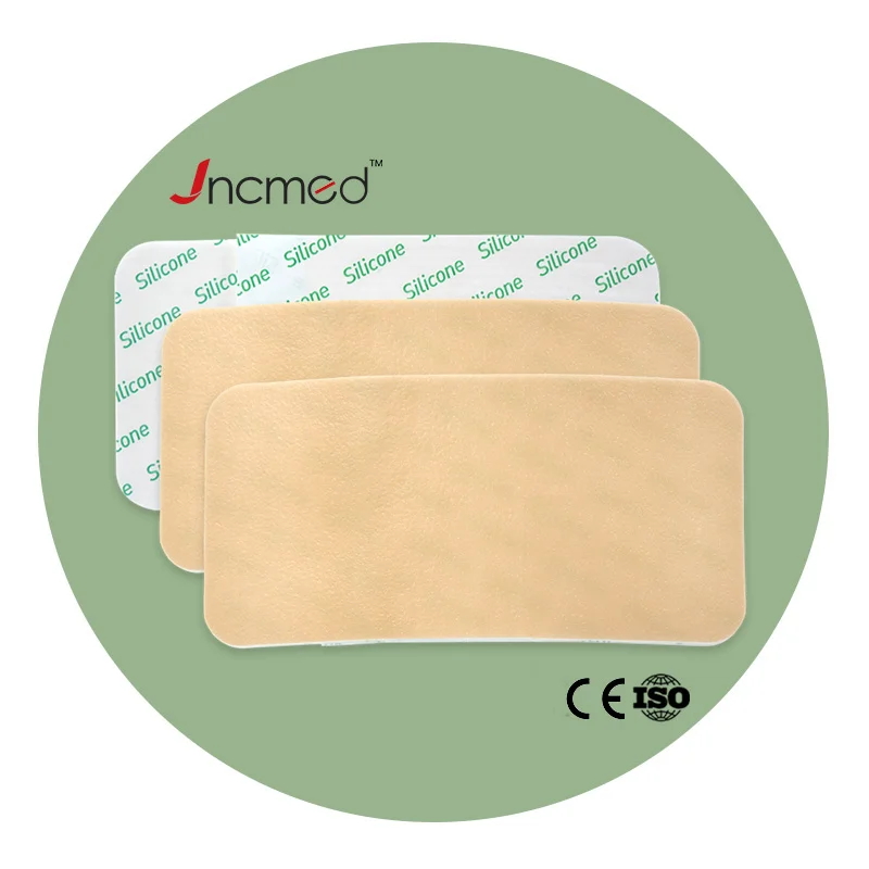 JCMED Silicone Gel Bordered Foam Dressing Extra Thin Silicone Gel Foam Dressing