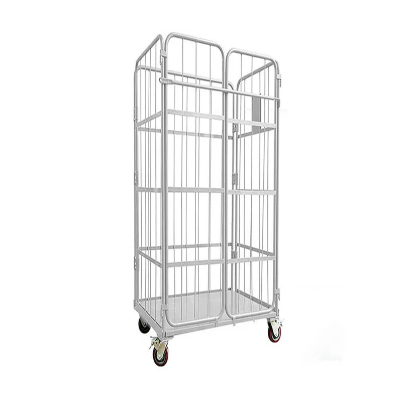 Mracking High Quality Portable Collapsible Steel Rolling Container for Wholesale Sale