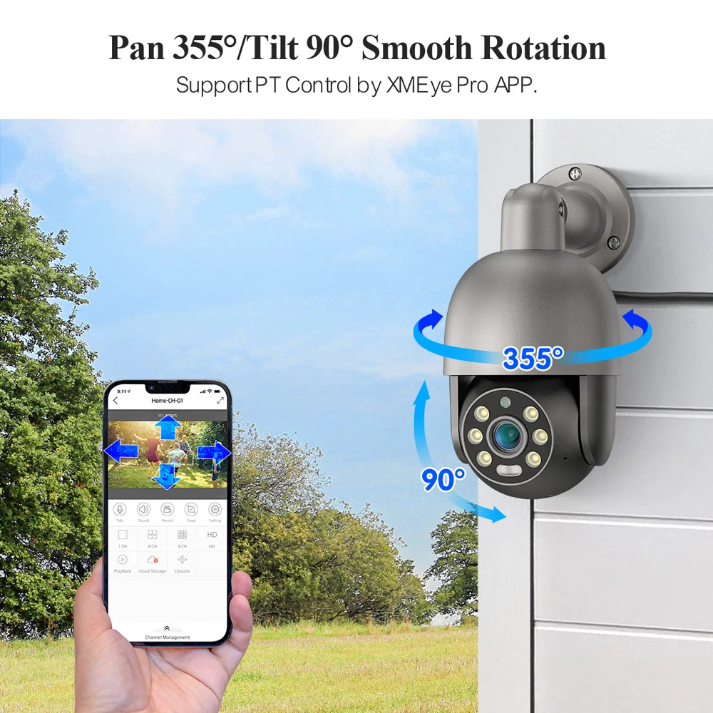 Factory Price 32CH Smart Home Security Alarm With Security Ptz Camera System 4K 8Mp Auto Tracking Poe Camera System