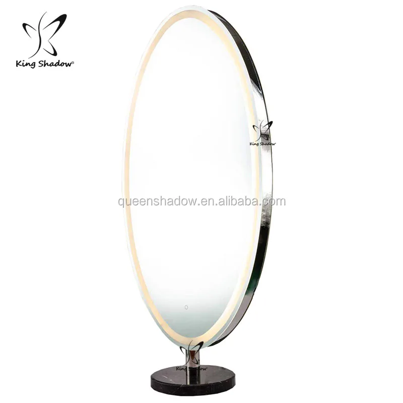 beauty salon sets barber wall light mirror styling salon dressing table with LED