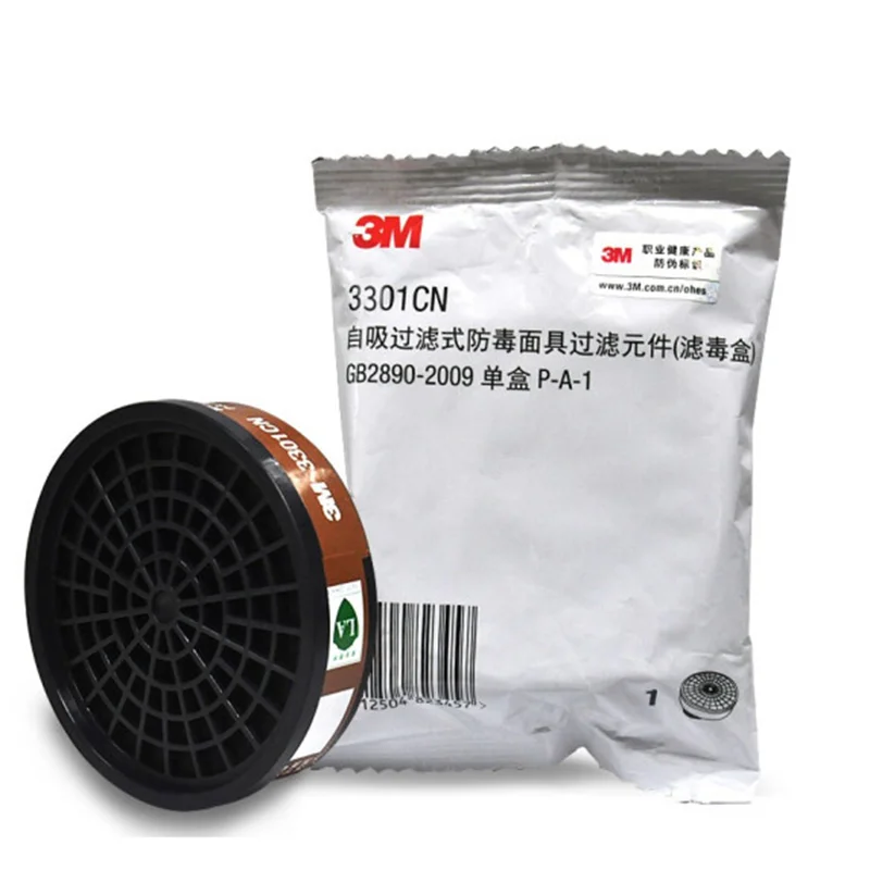 3M 3301Filter Cartridge for Organic Gas Painting Spraying Filter used with 3M 3200 respirator respiratory protection respirator