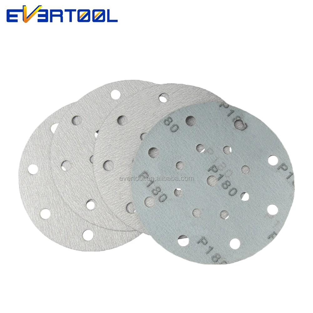 EVERTOOL Sanding Disc Orbit Hook&Loop Woodworking Sander Sand Paper Discs Grit Sand