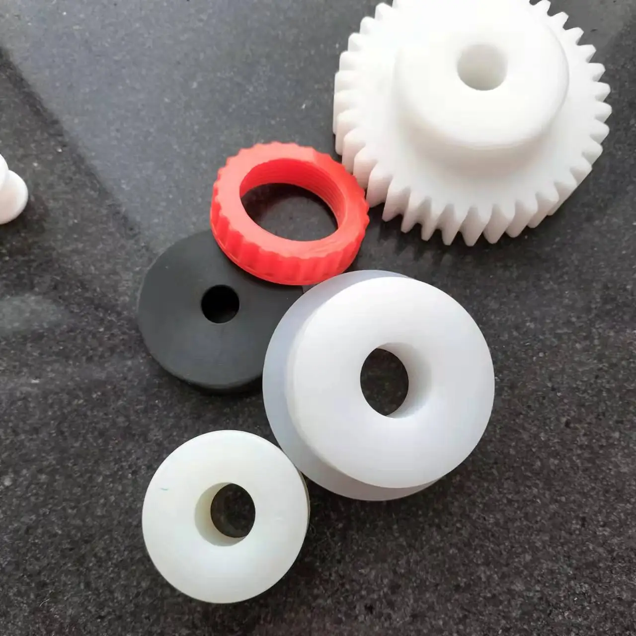 OEM/ODM Plastic Nylon Flanged Bushing Polyurethane Bushes bearing plastic bush wheel