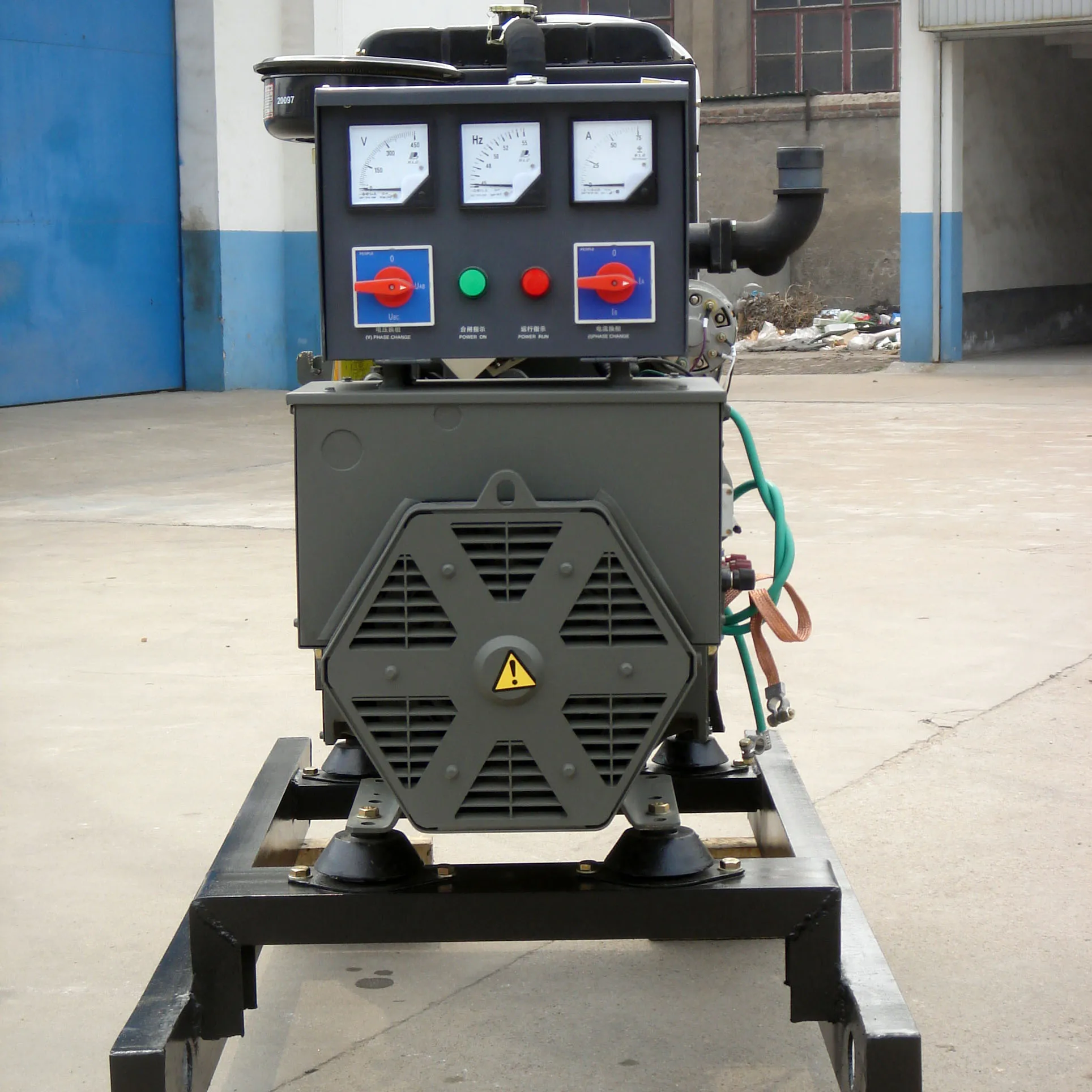 Wholesale 50kva 400v/230v 1 Phase Rated Power Open Type Diesel Dynamo Portable Generator Set