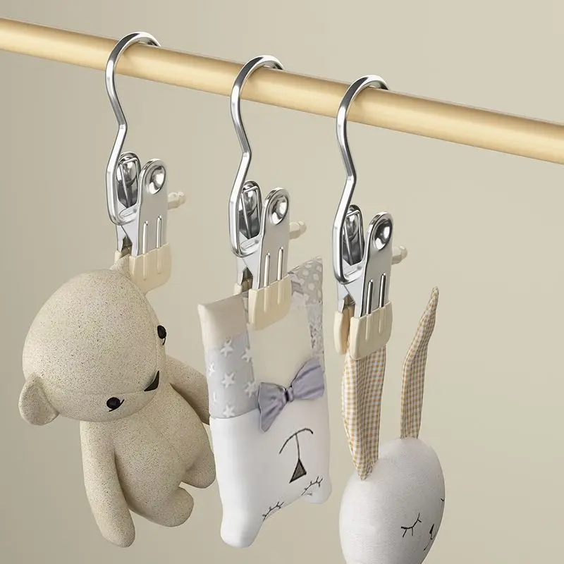 Seamless clip hook clothes shorts sock trousers clip metal clips