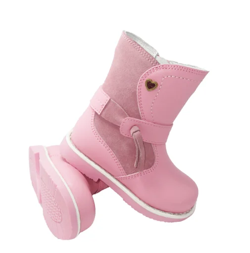 Popular orthopedic boots winter footwear for kids girls fashion and fancy winter ankle boots