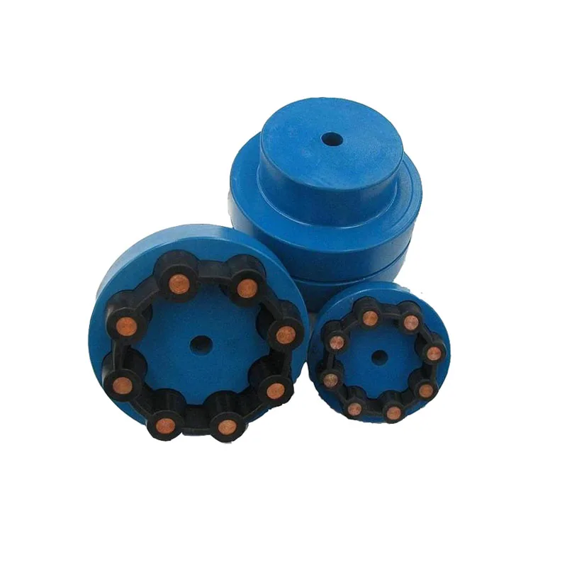 Cast Iron Elastic Shaft Coupling Flexible Jaw Couplings With Rubber Pu Spider Electric Motor Couplings