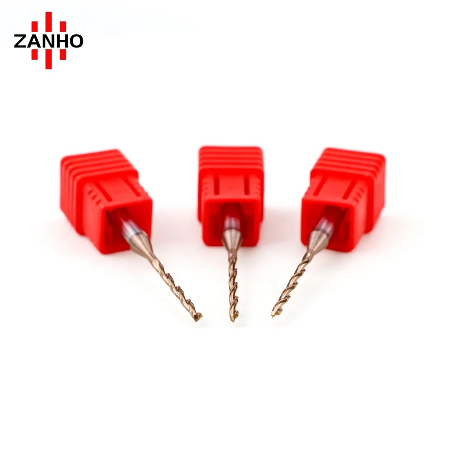 ZANHO HRC55 & HRC60 Solid Carbide Twist Drills (3D & 5D) for Wood Application