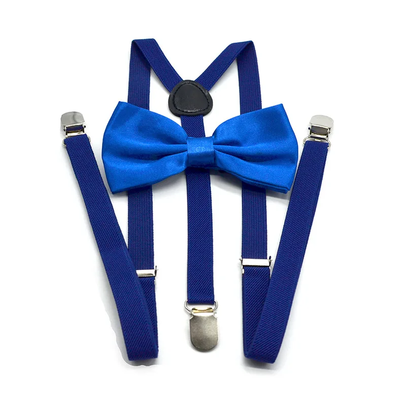 Fashion Multicolor Adult Suspenders 1.5cm Elastic Straps Belt Solid Color Black White Pink Blue Yellow Suspenders For Men Women
