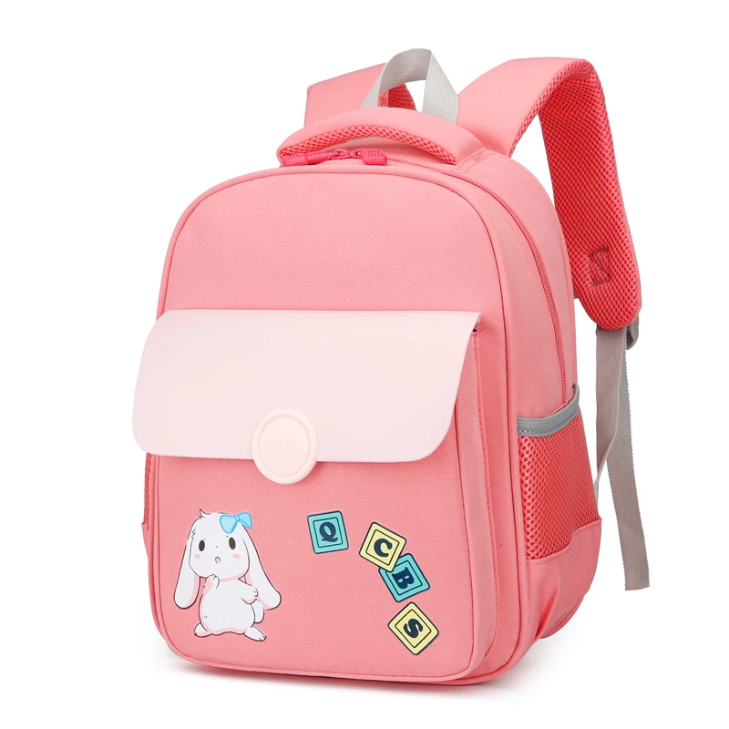 Fashion silk printed new style cute cartoon toddler school bag school backpack for kids