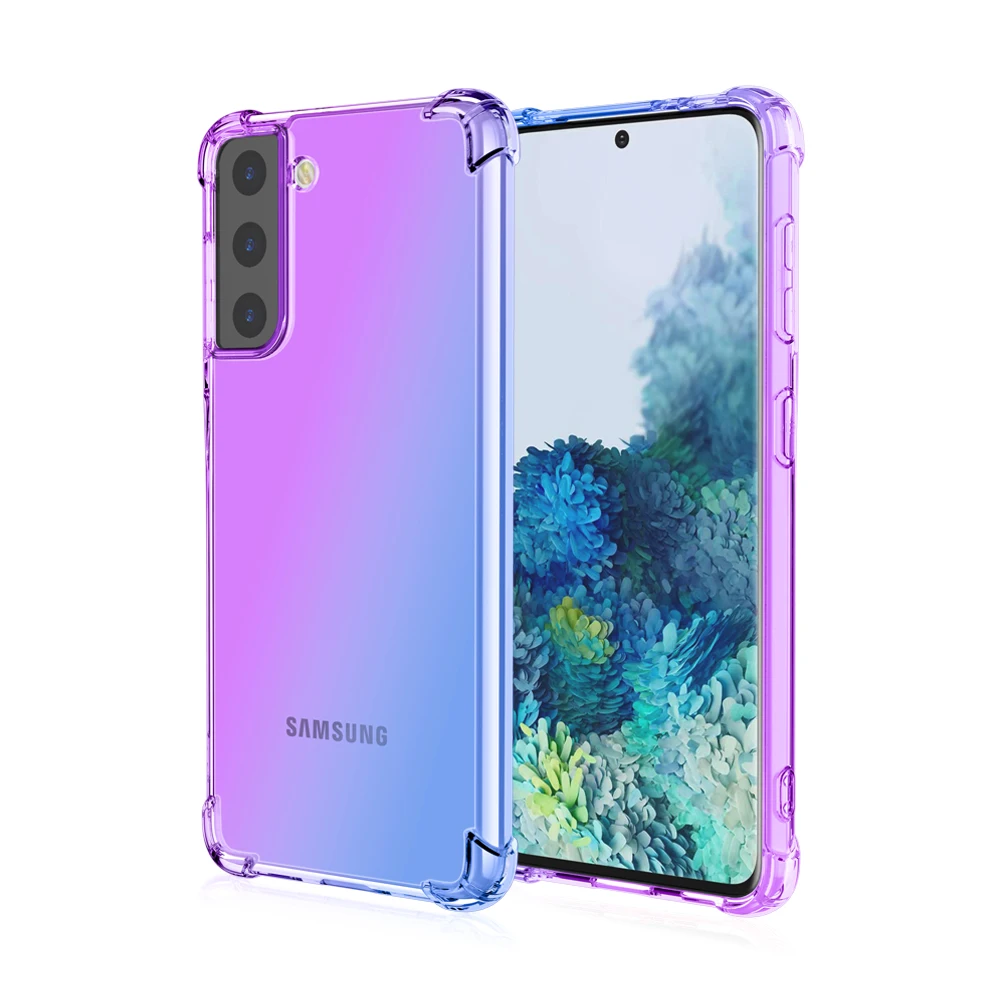 
Clear TPU Phone Cover For Samsung Galaxy S20 S21 Ultra Transparent Shockproof Case Carcasas De Celular 