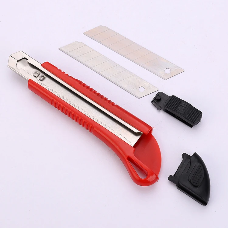 Wholesale stainless steel two blade cutter 18mm utility knife large tool knife