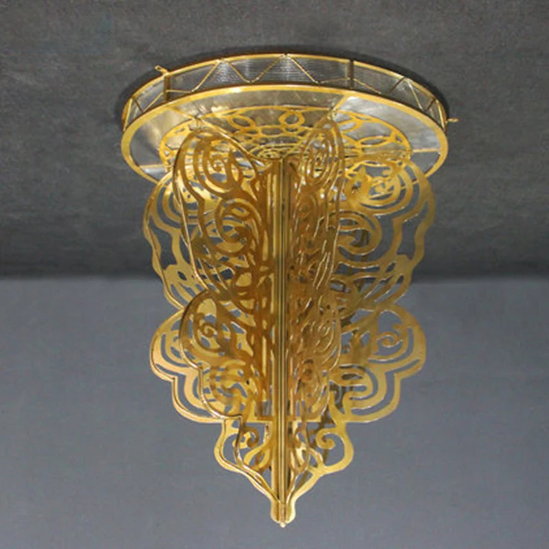 Nice quality iron art ceiling hanging drop wedding party