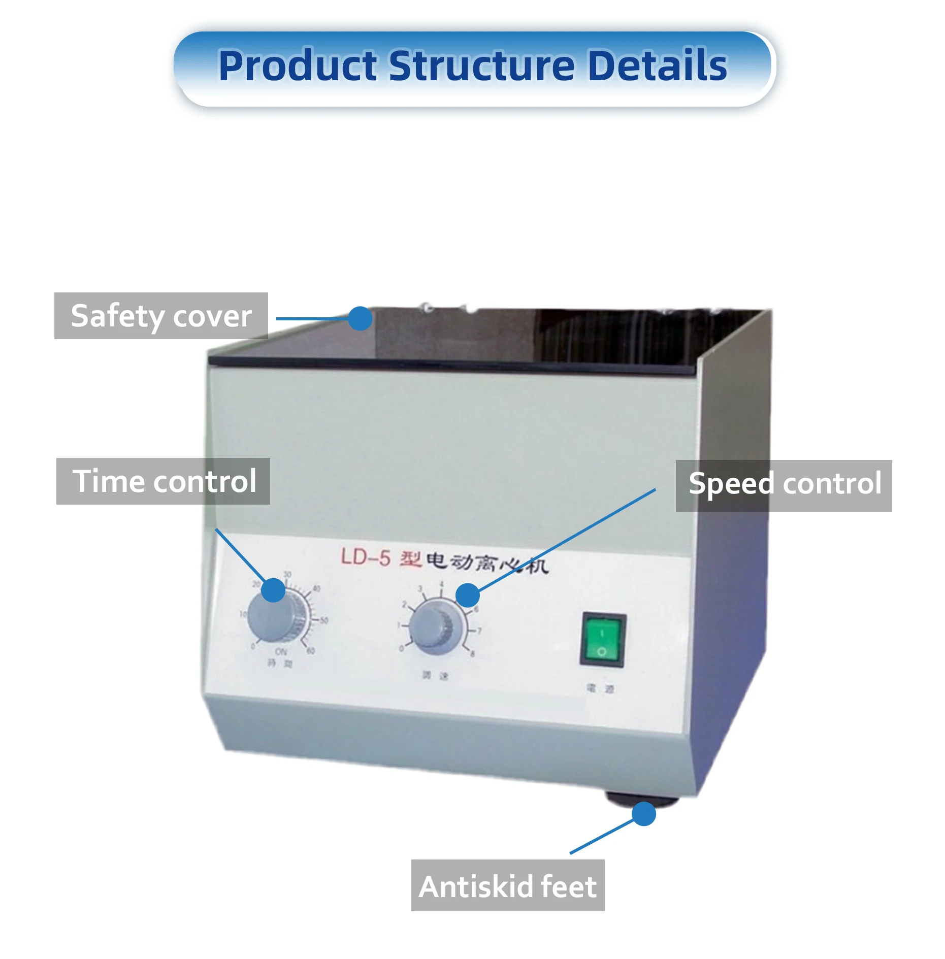 New factory direct sales ld-5 high capacity laboratory centrifuge