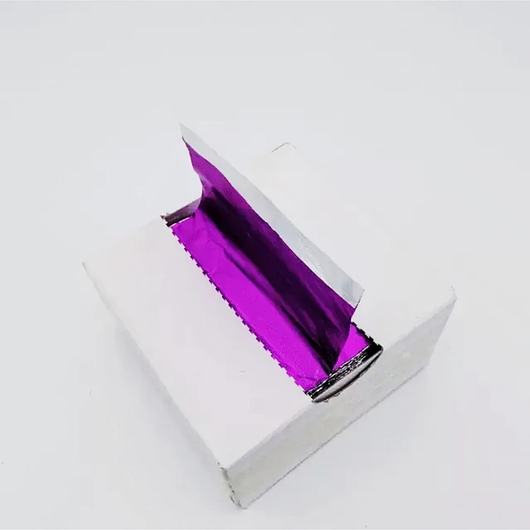 8011 factory price pop-up aluminium hair foil sheets support for customization for hair dyeing and perming