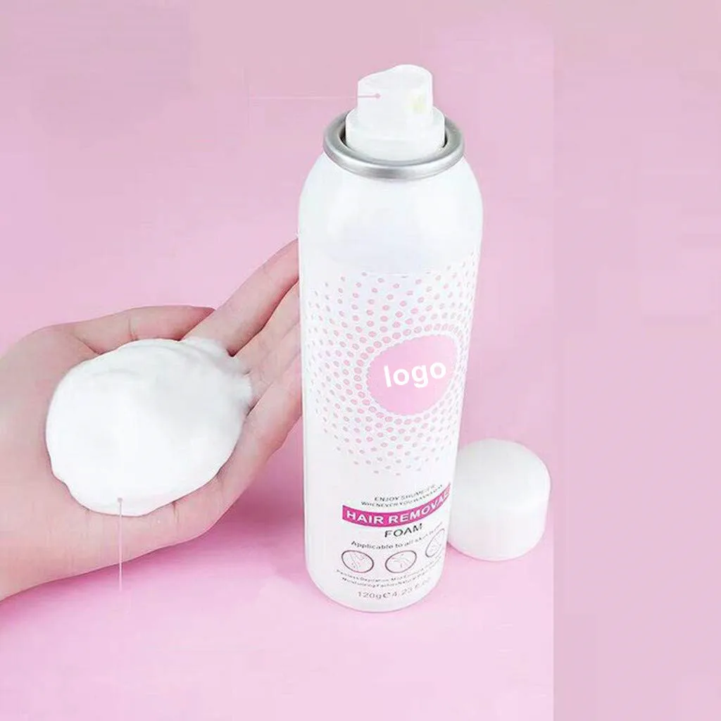 2020 New Product Hair Removal Depilatory Cream Mousse  Bubble Spray Foam for Bikini Hand Leg and Arms