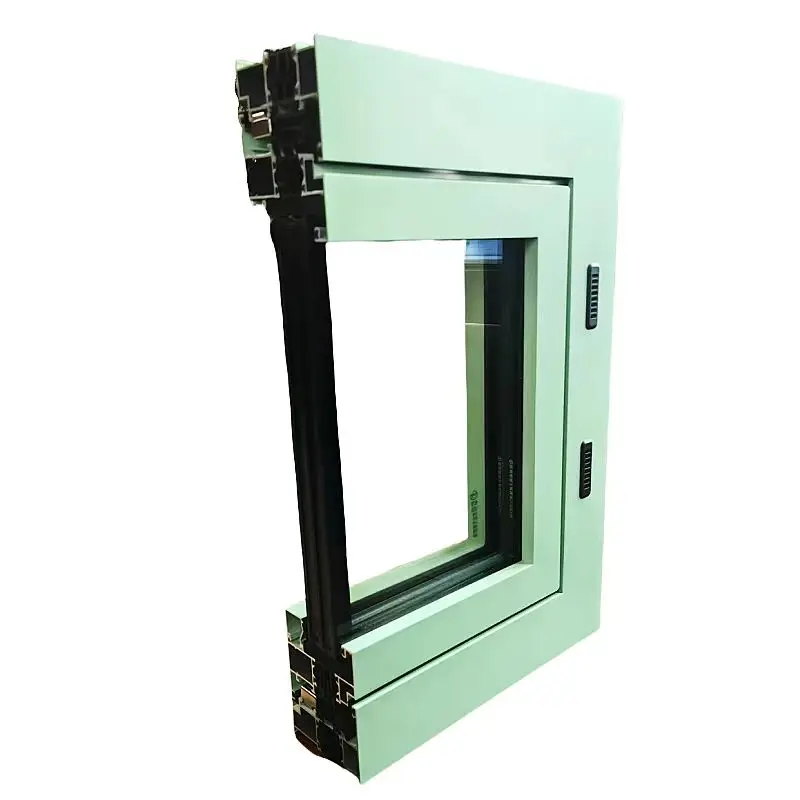 China Supplier Aluminum Window That Opens Up Aluminum Window Sills Grey Color Aluminum Window