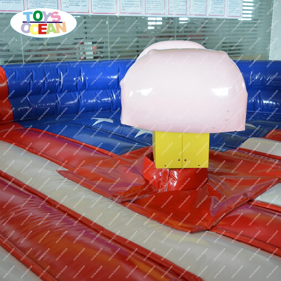 Outdoor Sport Games Mechanical Inflatable Rodeo Bull for Adults