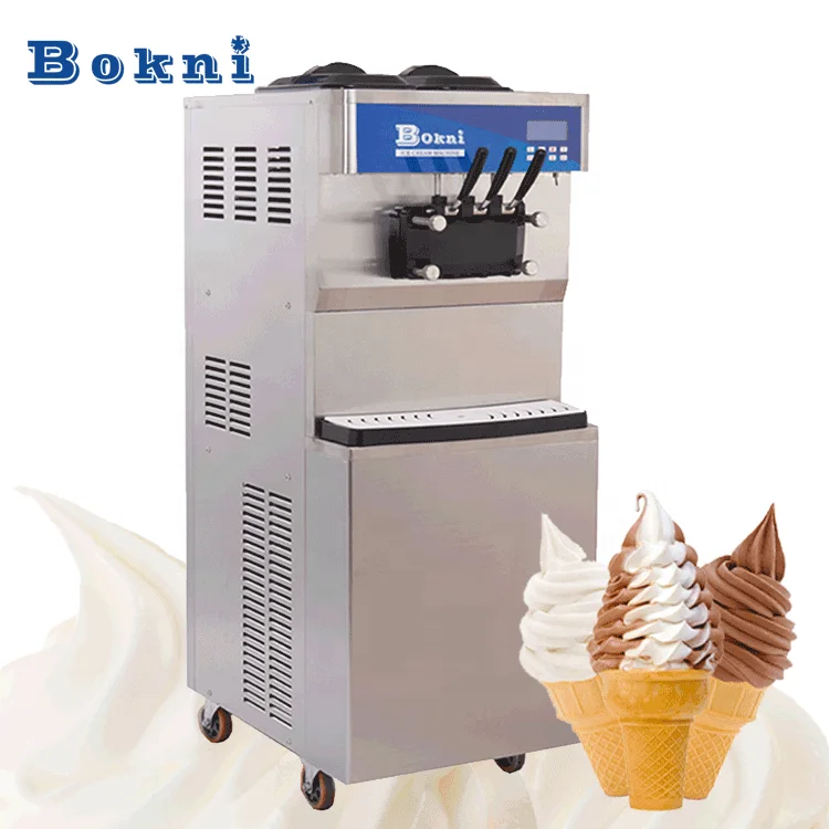 CE Bokni 3 Flavor 304 профессиональная машина из нержавеющей стали для мороженого и замороженного