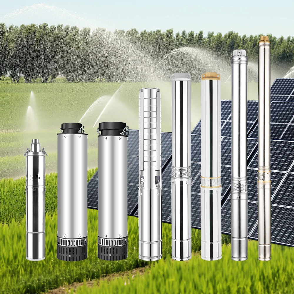 Submersible DC 3Hp Solar Driver Water Pump Price For Agriculture
