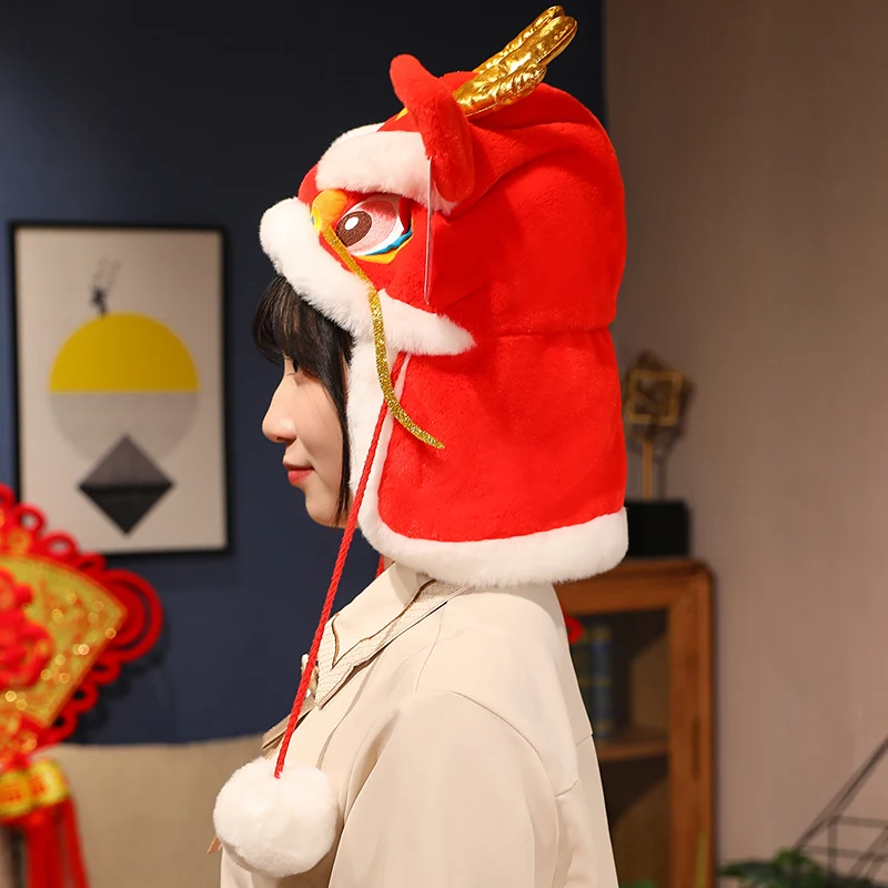 2024 New Year Decorative Hat Spring Festival Gift Mascot Dragon