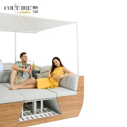 Couture Jardin Cruise Outdoor Sofa Rattan Furniture Outdoor Garden Sofa Bed Garden Sofas Round Beds Outdoor Rattan Comfortable