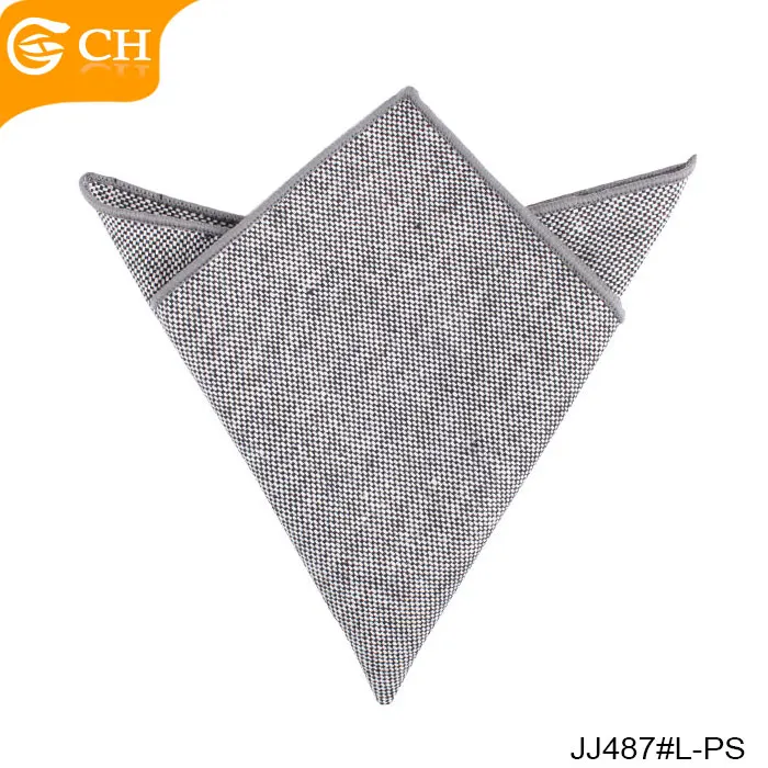 Высококачественный цветной тканый льняной Карманный квадрат по индивидуальному заказу от собственного бренда