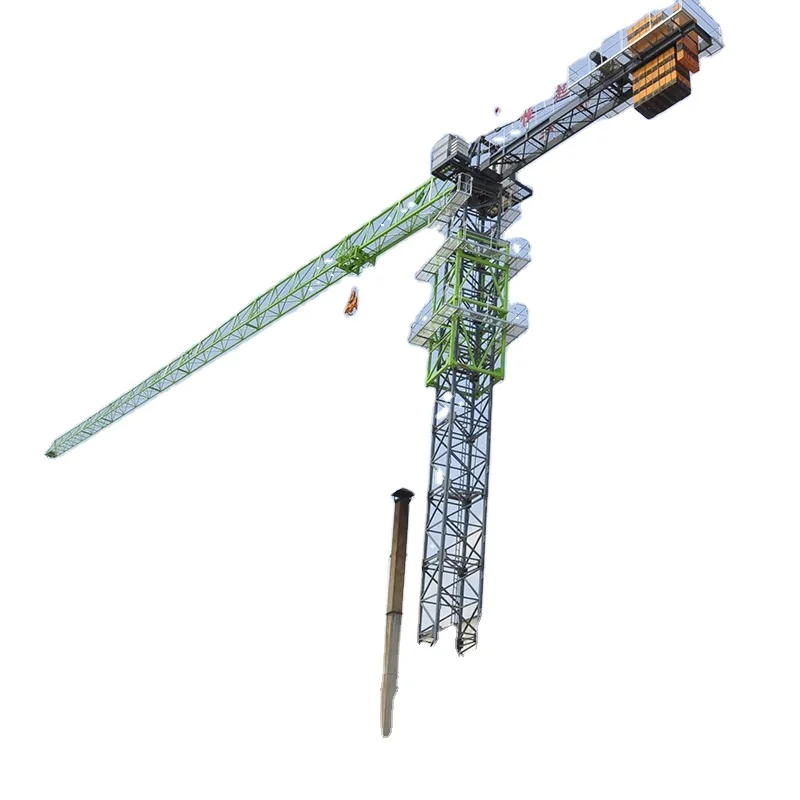 Factory Direct price china manufacture 6 ton flat top tower crane