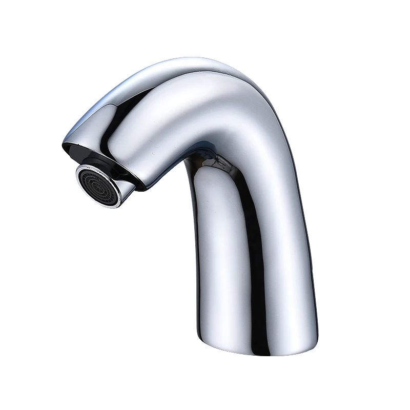 Smart Automatic Sensor Faucet Induction Basin Faucet,Bathroom Hotel Brass Infrared Induction Hot Cold Single Cold DC AC Faucet