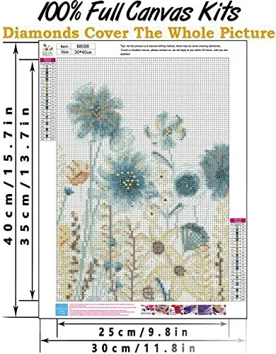 Chinese traditional flowers diamonds art kit diamond dots kit crystal art gemstone beads painting