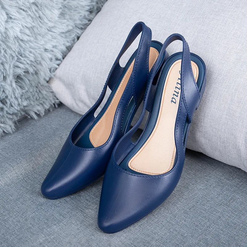 Xuanhui 2024 летние уличные дышащие женские босоножки с ремешком на щиколотке из ПВХ