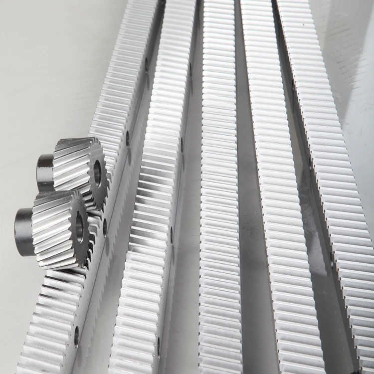 Gear Rack Pinion for linear motion CNC machine Helical Tooth Rack and Pinion Gear