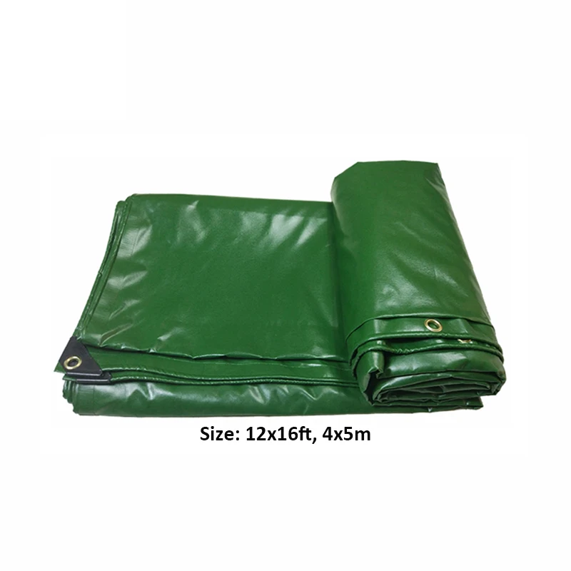 12x16 футов, 4x5 м, Водонепроницаемый брезент, индивидуальная печать, крышка поддона, сверхпрочная крышка поддона, брезент