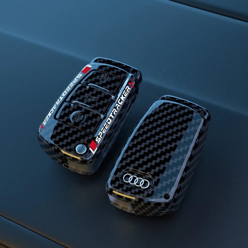 Новинка матовый чехол для автомобильного ключа из углеродного волокна ABS Audi A3 8L 8P A4 B6 B7 B8 C6 4F RS3 Q3 Q7 TT 8V S3 C5