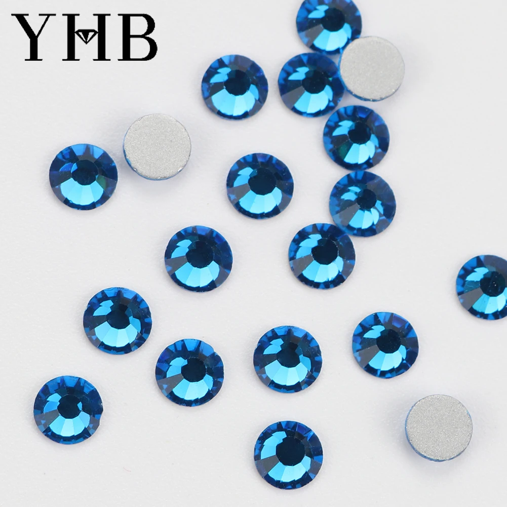 YHB High Quality Rhinestones Hot fix Rhinestones Bulk Hot-Fix Rhinestones Wholesale
