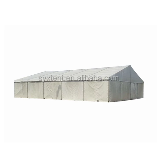 Outdoor Luxury Large White Aluminum Warehouse Marquee PVC Roof Waterproof Frame Exhibition Storage Tent Wedding Party  Tent