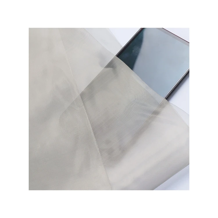 New Products Laminated Waterproof Mesh Fabric Radiation Protection Metal Mesh Fabric
