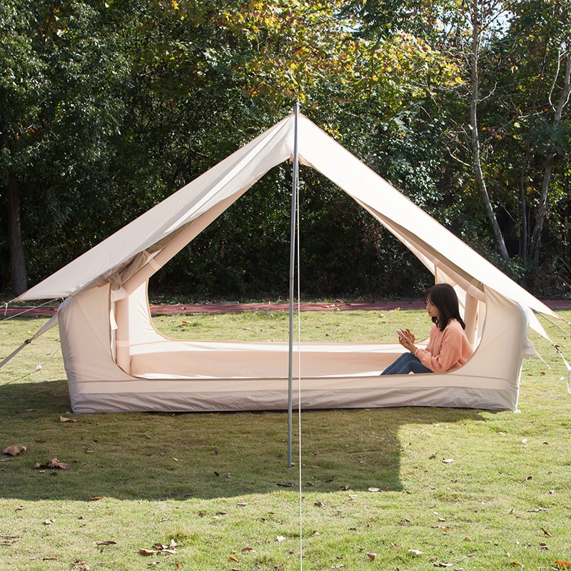 GINLOE Outdoor Inflatable Air Tent Automatically Builds Windproof and Rainproof nordic Camping Shelter