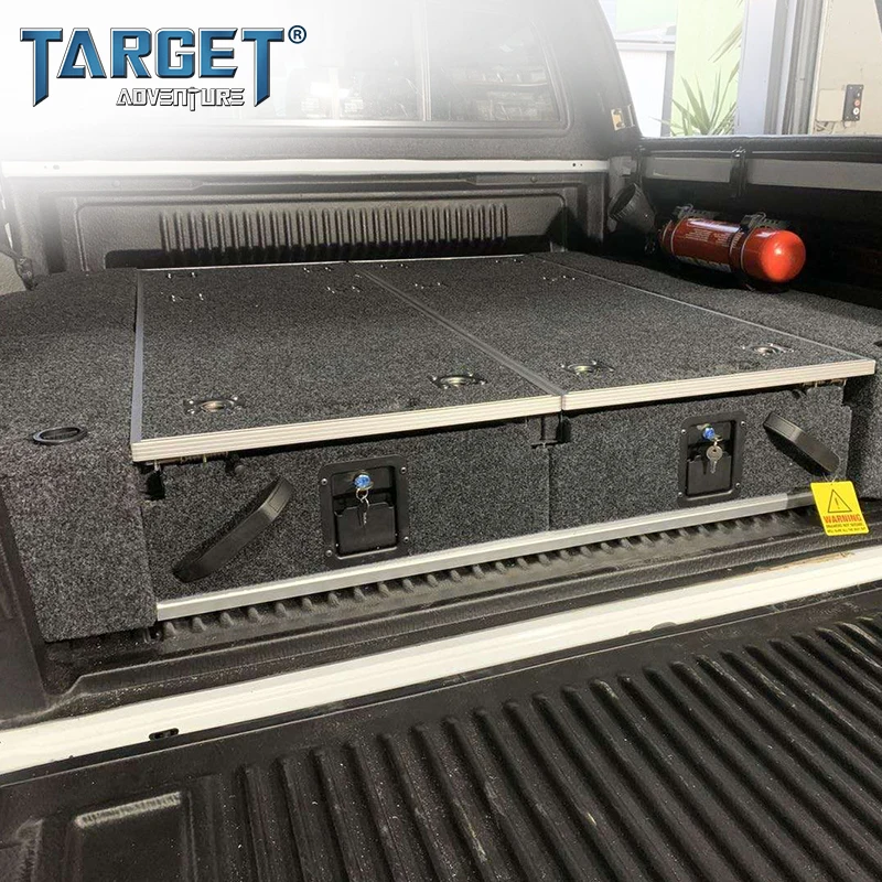 SUV wrangler storage drawer box system heavy duty 4x4 pickup vehicle accessories for LC120 LC150 LC200