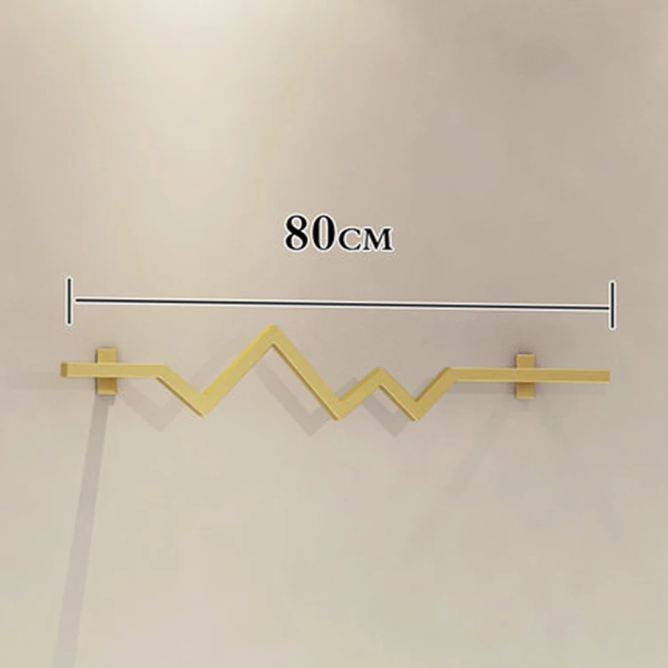 Garment Retail Shop Clothes Hanging Single Side Wall Shelf Bracket Fittings Rack Display