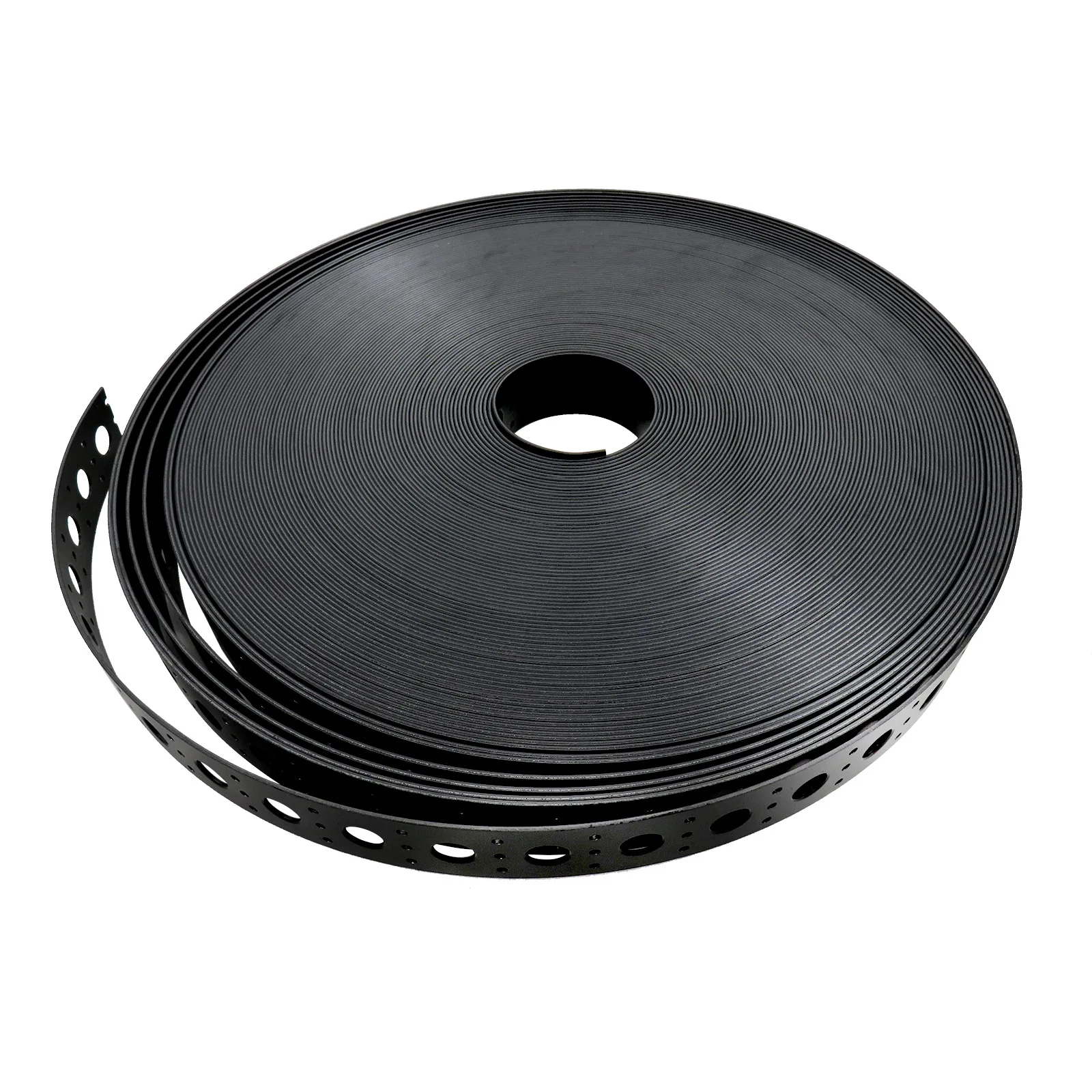 50m/roll,Plastic mounting strip for 12mm pixel nodes,1 inch(25mm) hole spacing;for pixel christmas tree use