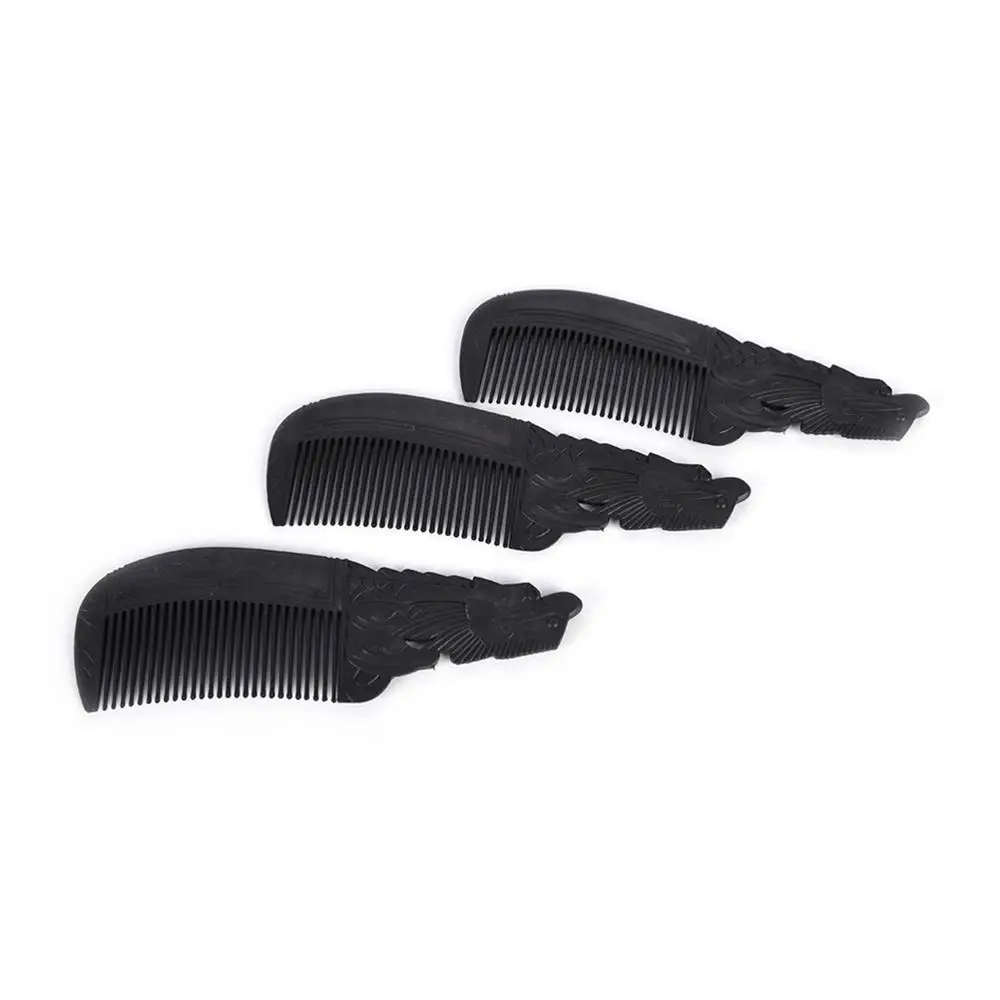 New Black Magnetic Activity Of Nano Health Care Tourmaline Energy Comb Natural Germanium Stone Comb