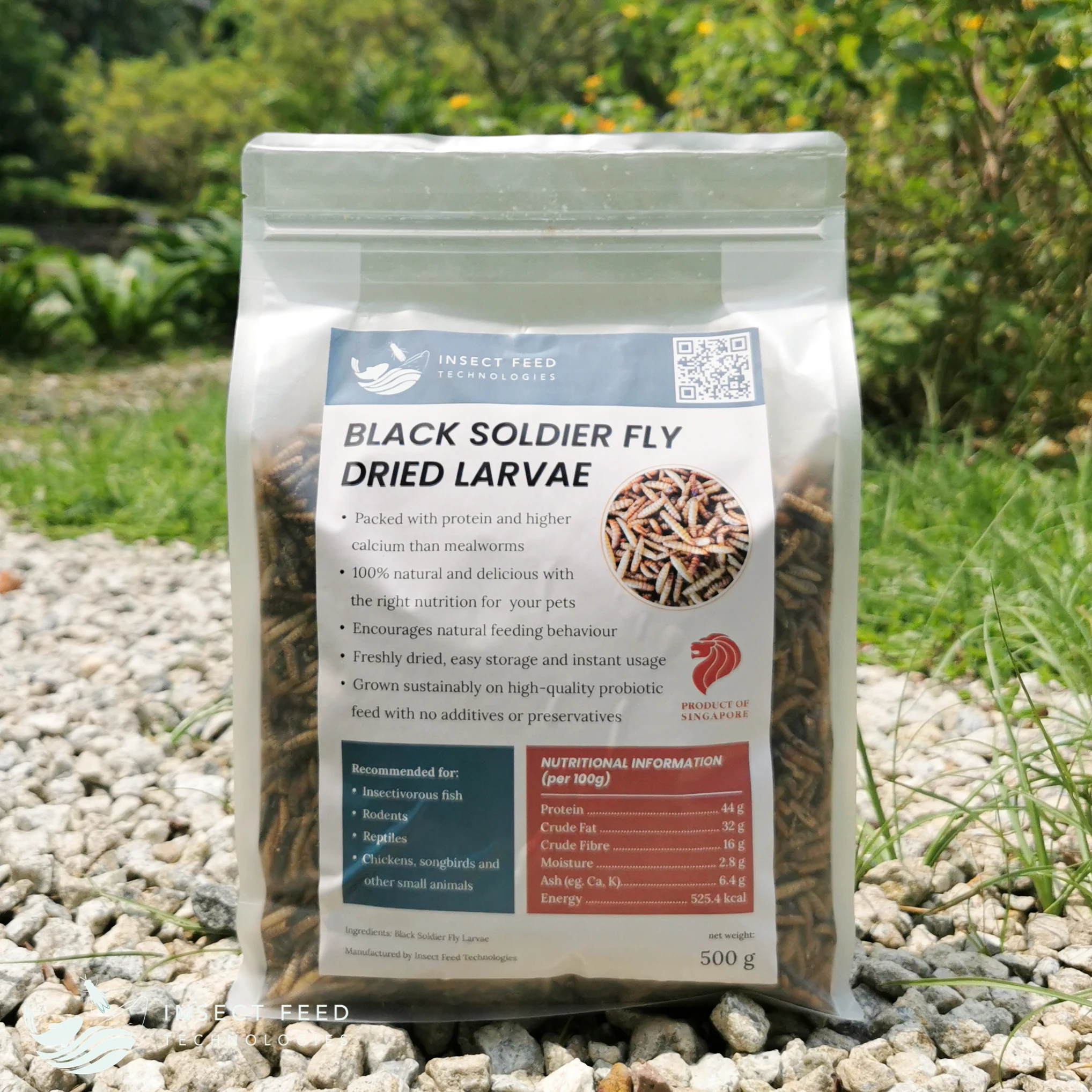 Hot Selling Wholesale Bulk Pack Export High Protein Black Soldier Fly Dried Larvae Animal Fish Pet Chicken Top Feed Grade